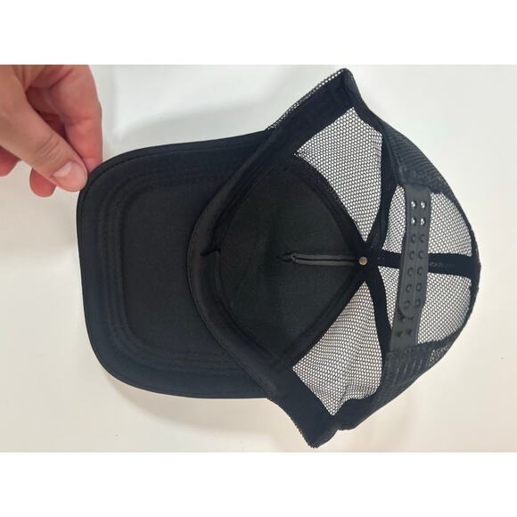 Yellowstone Dutton Ranch Hat Black Trucker Cap Mesh Snapback Adjustable NEW - Picture 3 of 7